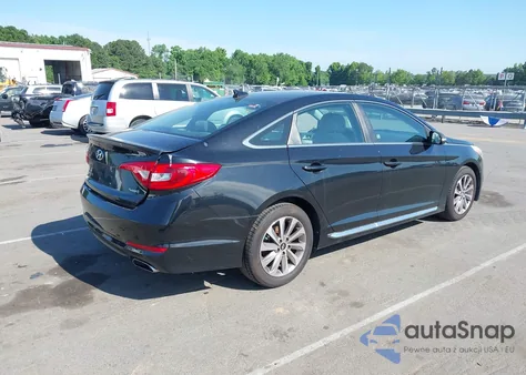 2015 Hyundai Sonata Sport z USA, uszkodzony, nr VIN 5NPE34AF1FH052496